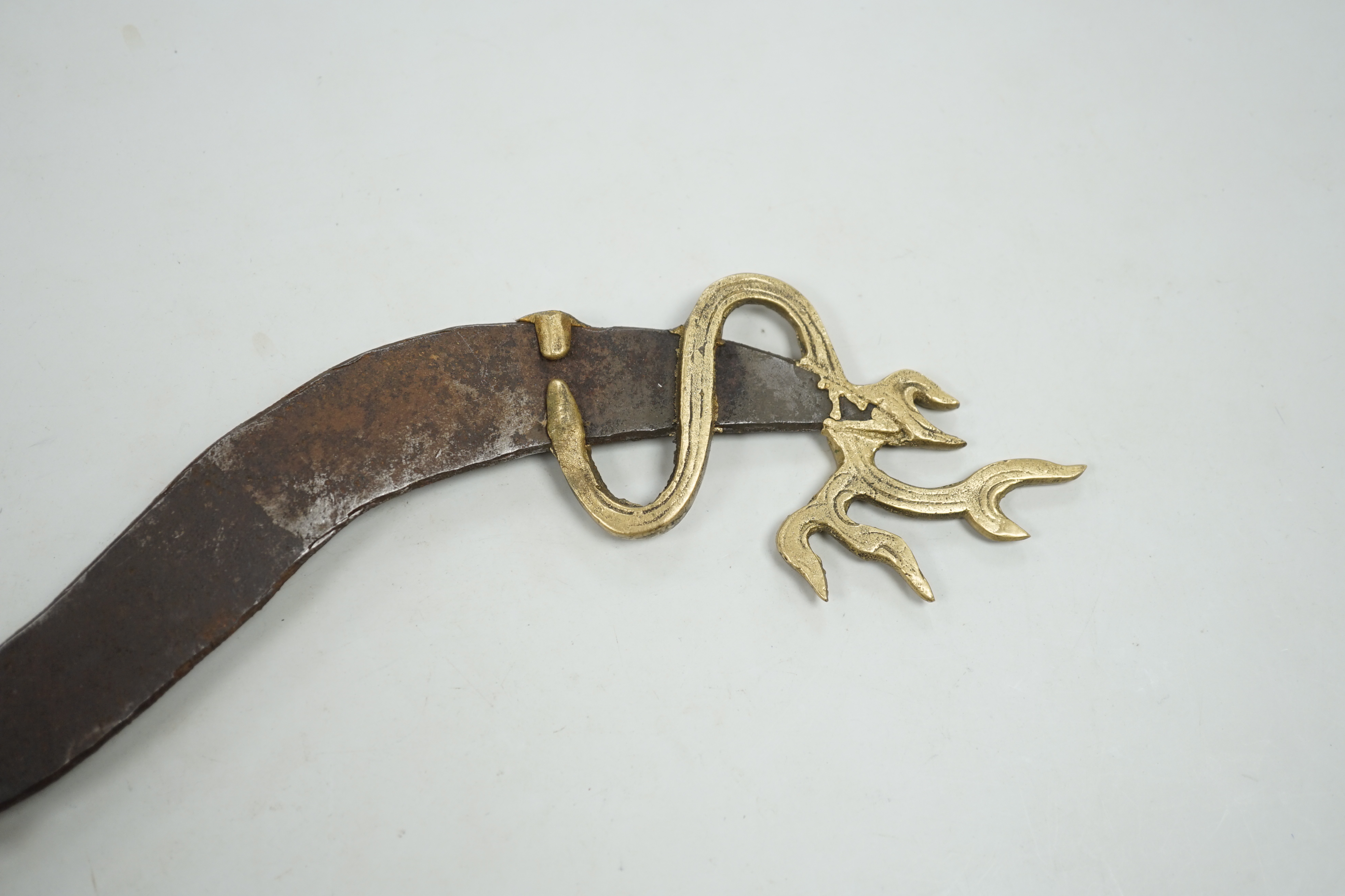 A Tibetan ornamental dagger, 39cm